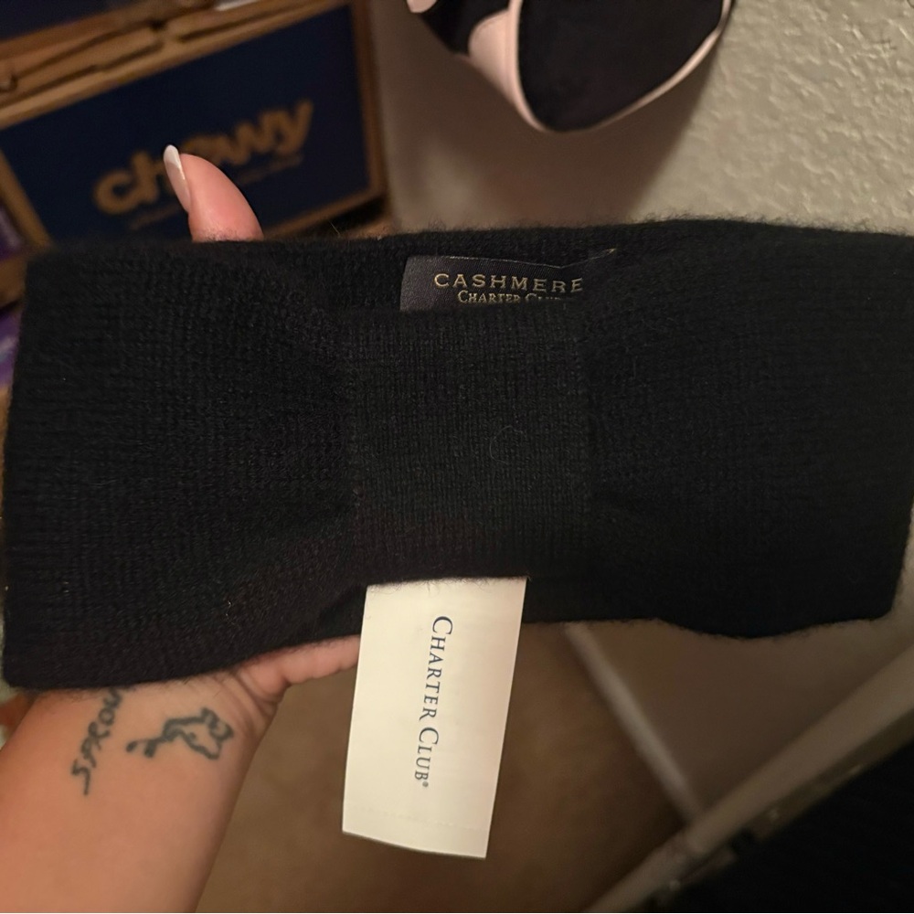 Charter Club Cashmere headband